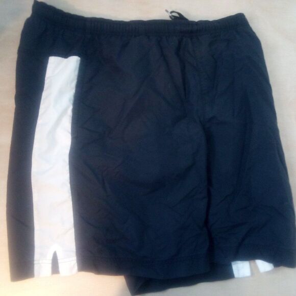 Vintage Nike Spell Out Mesh Lined Swim Trunks Shorts - Picture 2 of 7